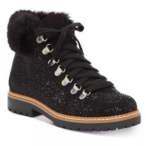 INC Black Bling Boots